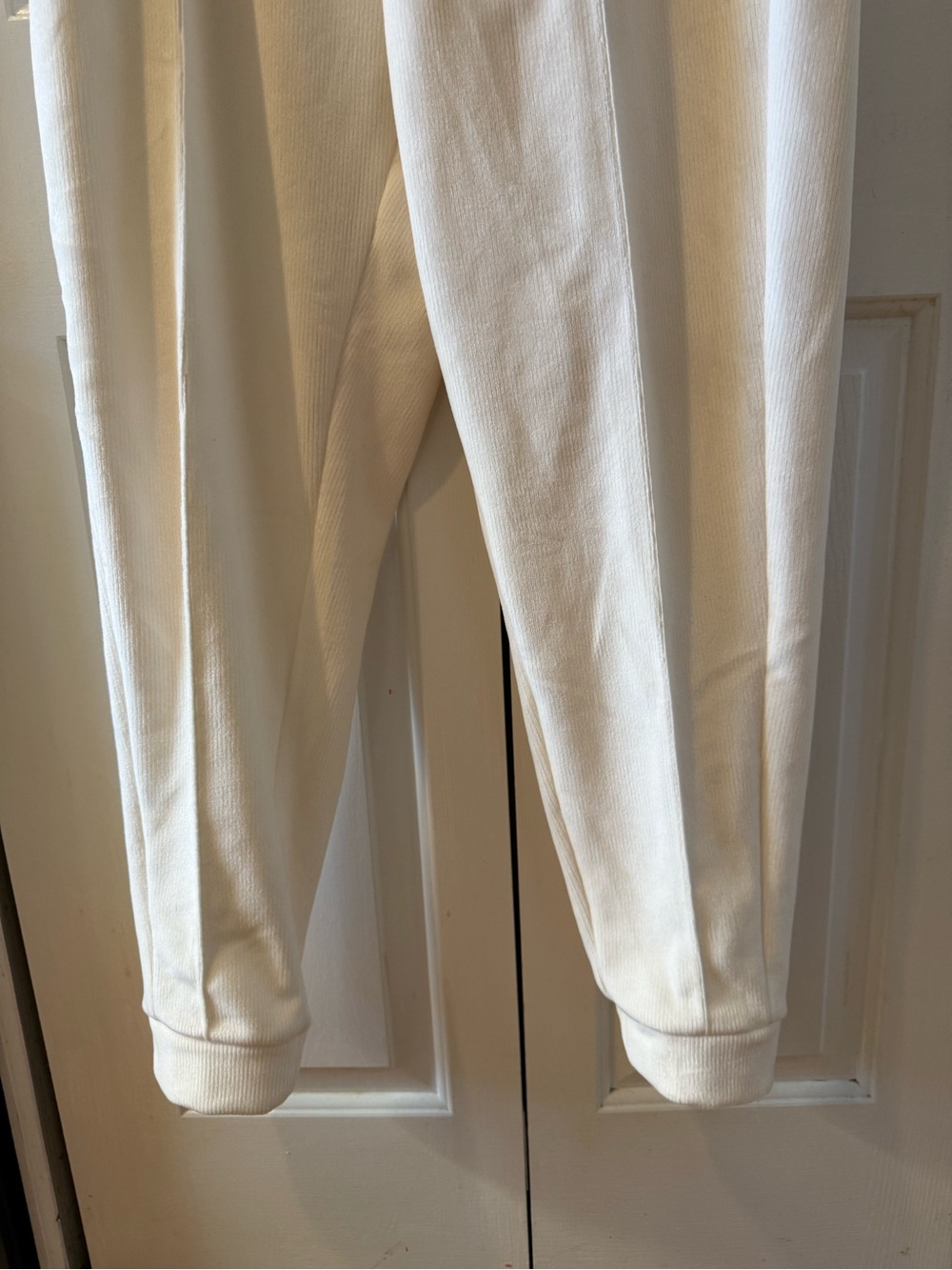 Women's Velour Ribbed High Rise Jogger
Sweatpants - All In Motion Cream
M - Picture 2 of 13